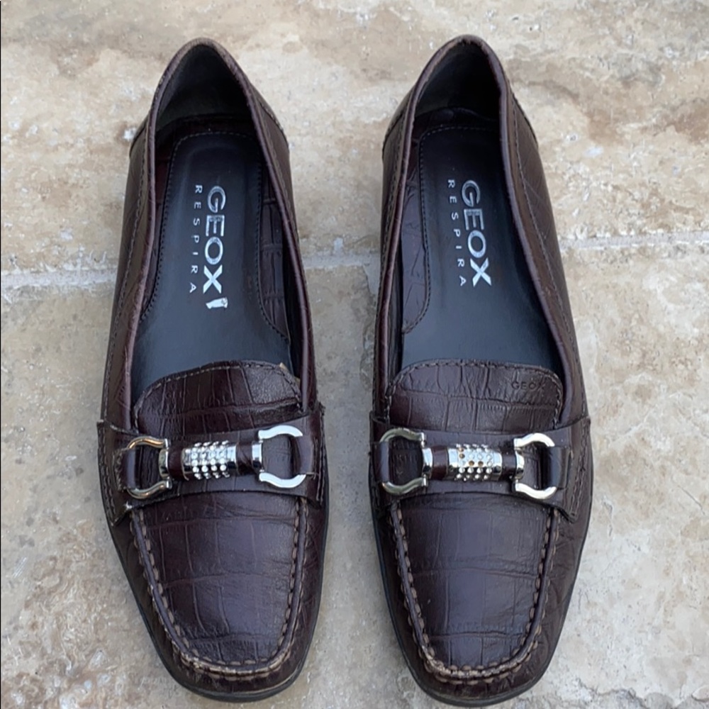 Geox Respira leather loafers size 7.5